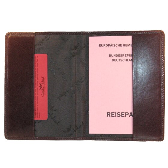 Golden Head Colorado Paspoortkoffer RFID Leer 10 cm