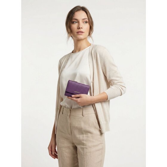 Lazarotti Bologna leer XL portemonnee met ritsvak leer 14 cm