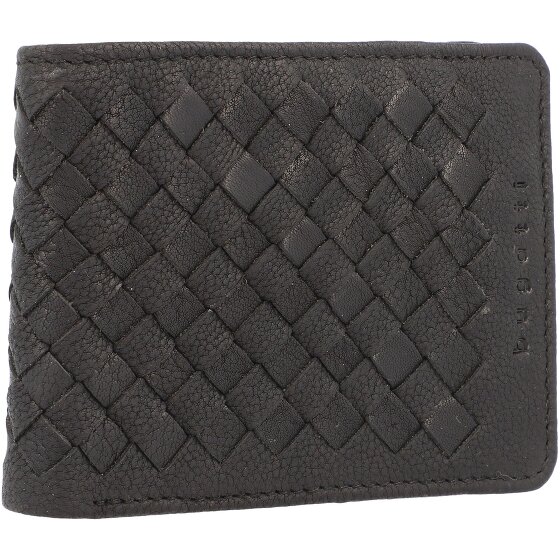 bugatti Geweven portefeuille leer 11 cm