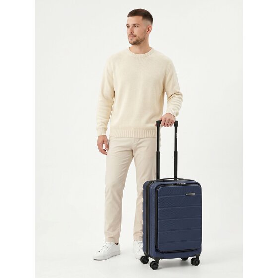 Franky Munich 4.0 4 wielen Cabinewagen 55 cm Laptopvak met uitbreidingsplooi