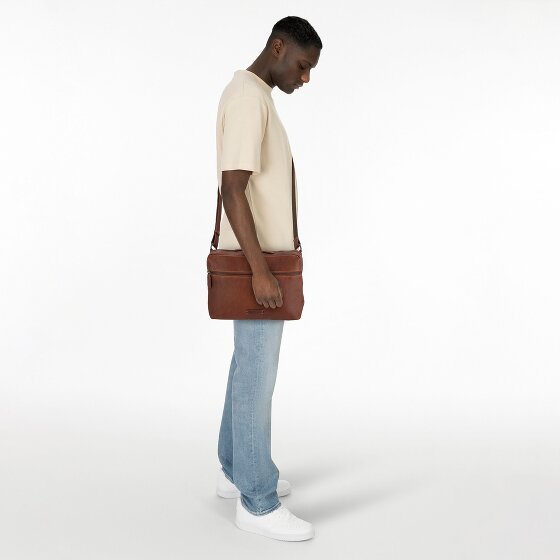 Jack Kinsky Porto Schoudertas Leer 33 cm