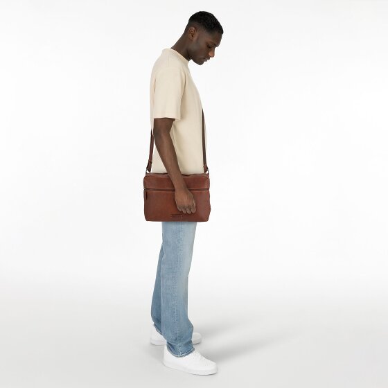 Jack Kinsky Porto Schoudertas Leer 33 cm