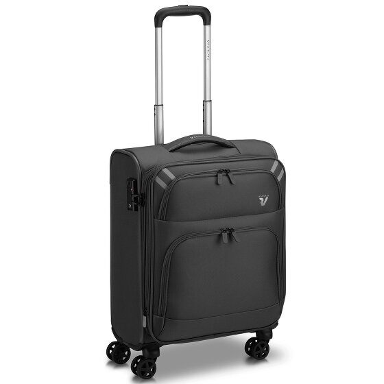 Roncato Twin 4 wielen Cabinewagen S 55 cm met uitbreidingsplooi