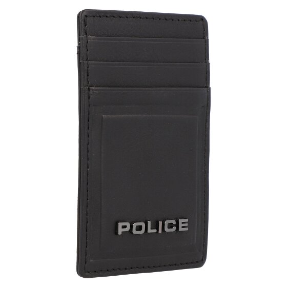 Police PT16-08536 Creditcard etui leer 7 cm met geldclip