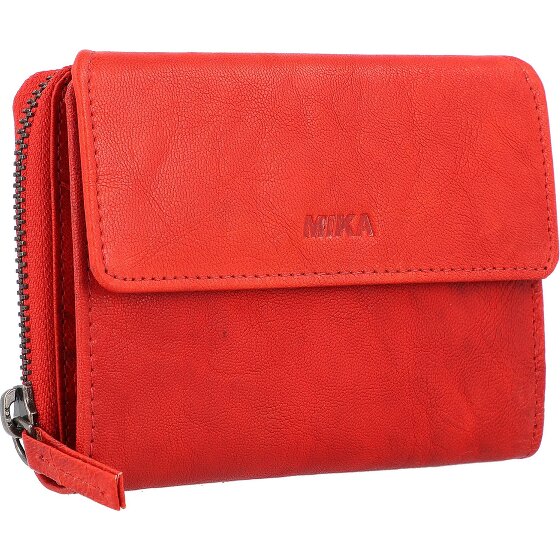 Mika Leren portemonnee 13 cm