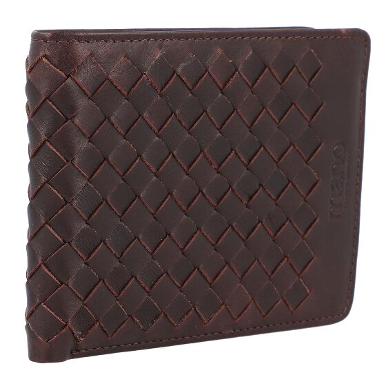 mano Don Luca portemonnee leer 13 cm
