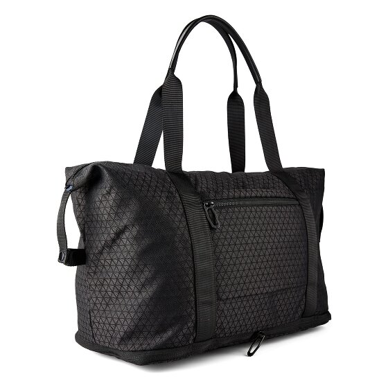 Piquadro Hex Schoudertas 28 cm met uitbreidingsplooi