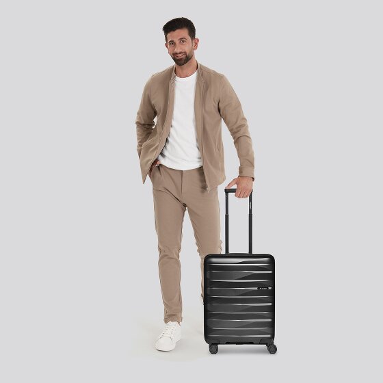 Bergpfeil Travel 4-wiel cabine trolley S 55 cm met uitbreidingsplooi