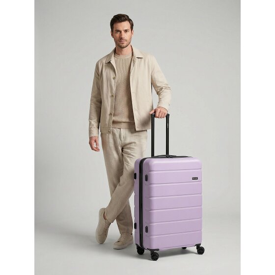 Saxoline Miami 4 wielen Trolley L 75 cm met uitbreidingsplooi