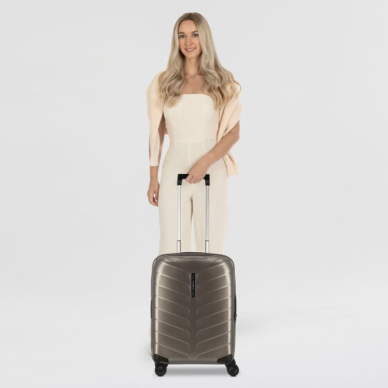 Samsonite Attrix 4 wielen Cabinewagen 55 cm met uitbreidingsplooi