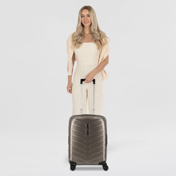 Samsonite Attrix 4 wielen Cabinewagen 55 cm met uitbreidingsplooi