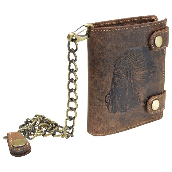 Greenburry Vintage Indiase Portemonnee Leer 10 cm