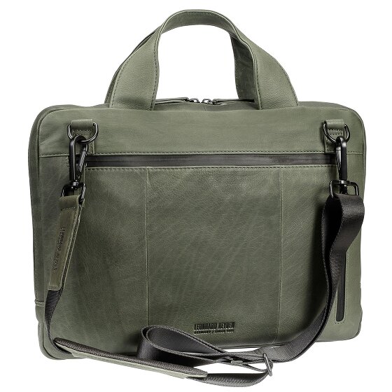 Leonhard Heyden Haagse Leren Aktetas 38 cm Laptopcompartiment