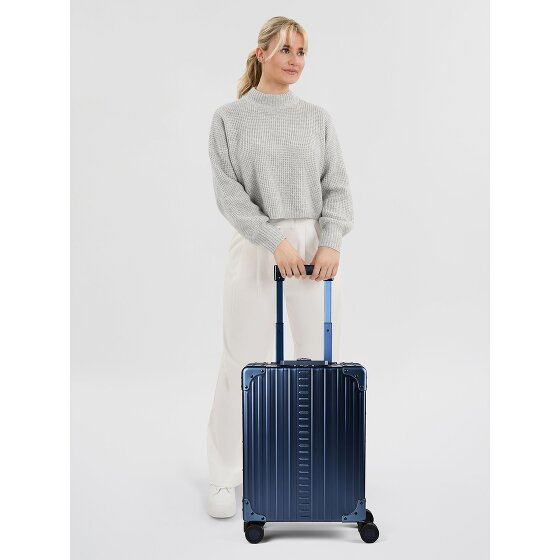Aleon Business-cabinewagen met 4 wielen, Aluminium, 50 cm, laptopvak