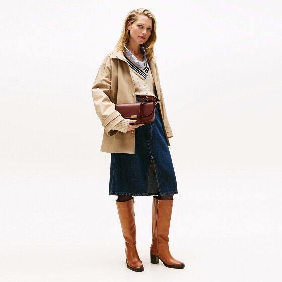 Tommy Hilfiger TH Iconic Schoudertas Leer 25 cm