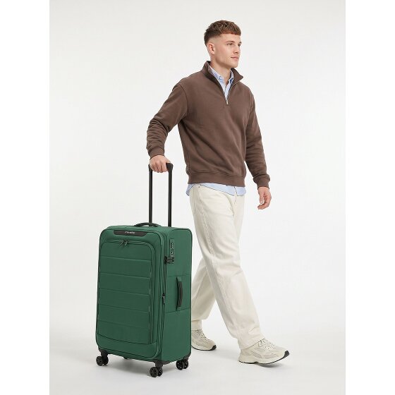 Travelite Skaii 4 wielen Trolley L 78 cm met uitbreidingsplooi