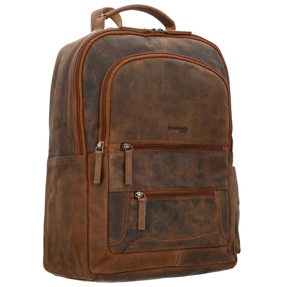 Greenland Nature Montenegro Rugzak Leer 40 cm Laptopvak