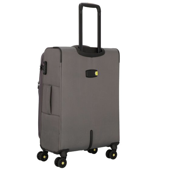 d&n Travel Line 9704 4 wielen Kofferset 3-delig met uitbreidingsplooi