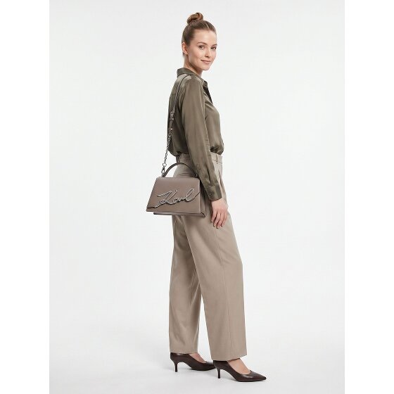 Karl Lagerfeld Signature 2.0 Handtas Leder 26 cm