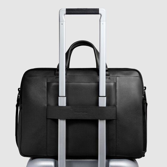 Piquadro Than Koffer Leer 30 cm Laptop compartiment