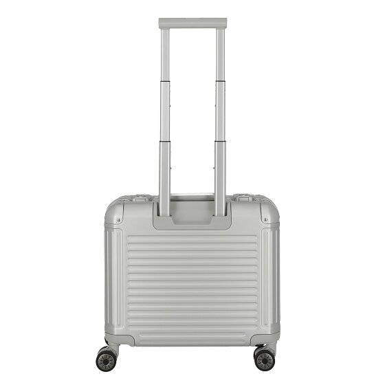 Travelite Next 4-wielige zakelijke trolley van Aluminium, 43 cm