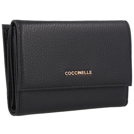 Coccinelle Metallic Zacht Portemonnee Leer 14 cm