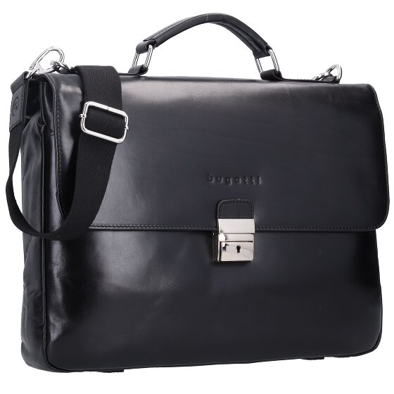 bugatti Romano Messenger Leder 40 cm Laptopcompartiment