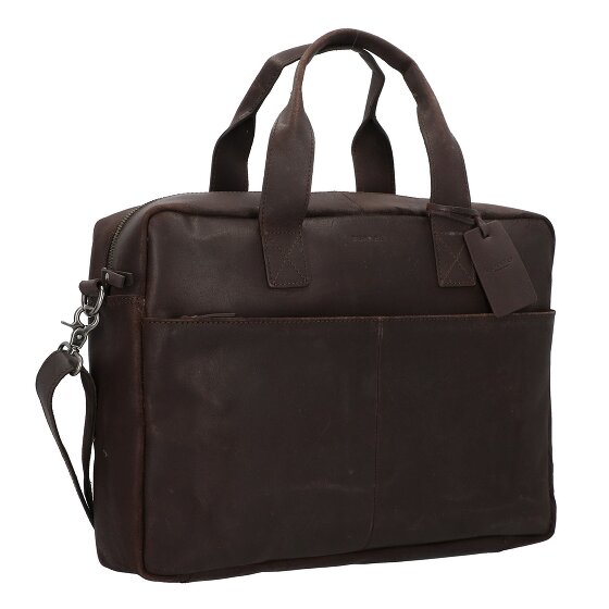 Burkely Vintage River aktetas Leer 41 cm Laptopcompartiment