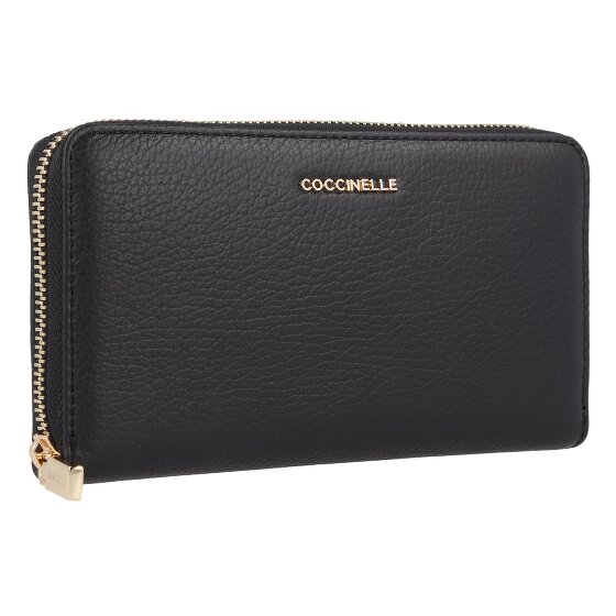 Coccinelle Metallic Soft Portemonnee Leder 10 cm