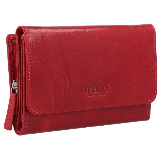 mano Donna Aurona Portemonnee RFID Leer 14,5 cm