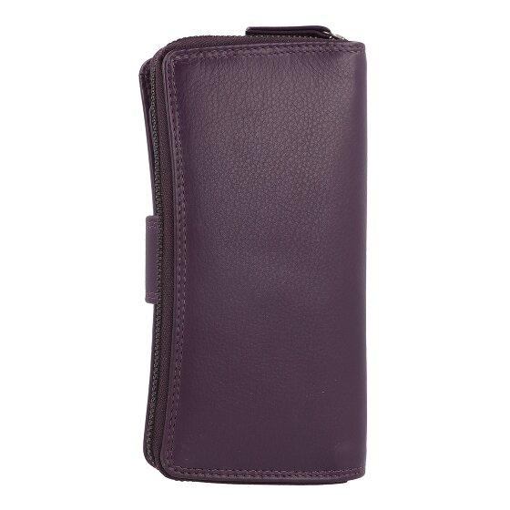 Greenburry Sponsachtig portefeuille leer 9,5 cm