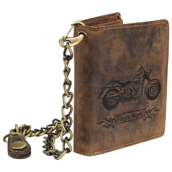 Greenburry Vintage fietsportefeuille leer 10 cm