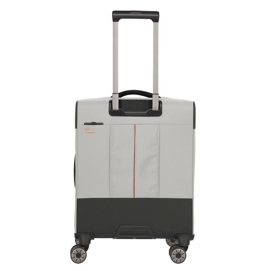 Travelite Crosslite 5.0 4 wielen Cabinewagen S 55 cm Laptop compartiment