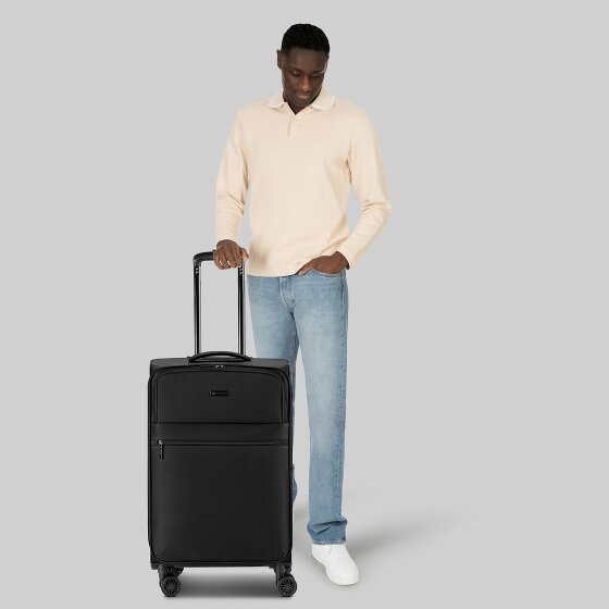 bugatti Valencia Soft 4 wielen Trolley M 65 cm met uitbreidingsplooi