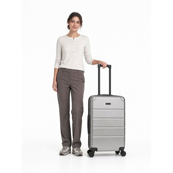Police Dublin 4 wielen Trolley M 64 cm met uitbreidingsplooi