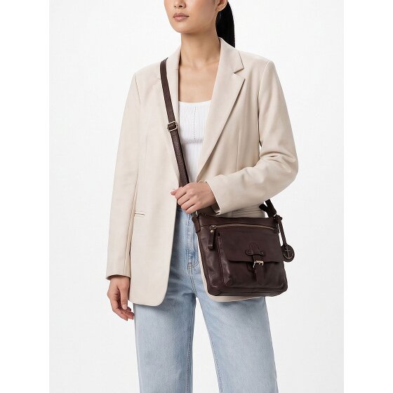 Harbour 2nd Urban Poets Hayden Crossbody tas Leder 28 cm