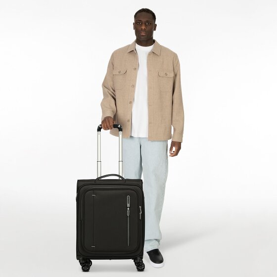 American Tourister Cloudrider 4 wielen Cabinewagen S 55 cm met uitbreidingsplooi
