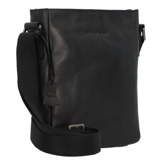 Greenburry Pure Black Schoudertas Leer 17 cm