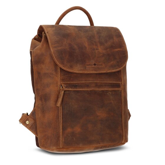 Greenburry Vintage Stad rugzak Leer 35 cm