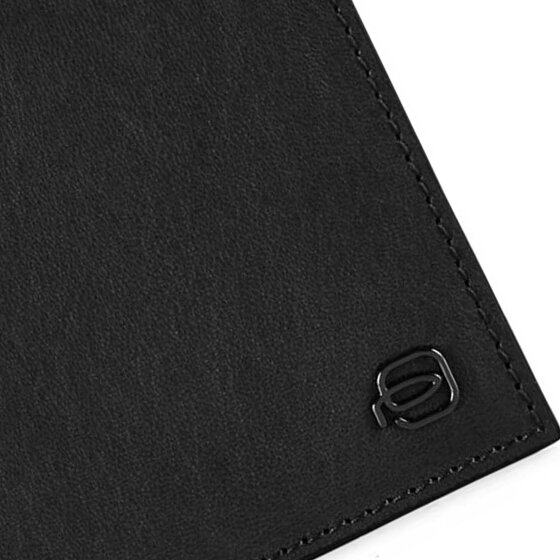 Piquadro Black Square Kredietkaart etui RFID-bescherming Leer 9 cm