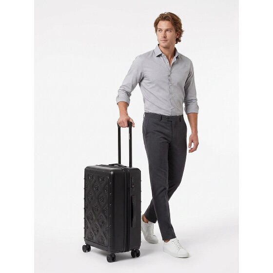 Roberto Cavalli Florence 4 wielen Trolley 63 cm met uitbreidingsplooi