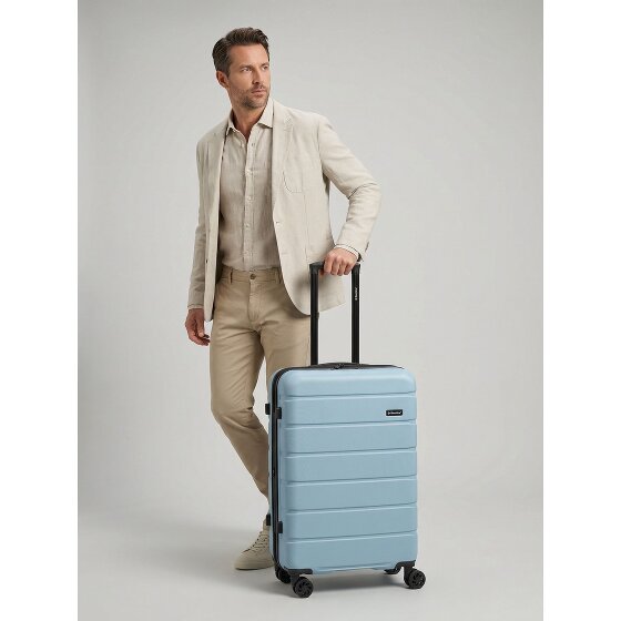 Saxoline Miami 4 wielen Trolley M 65 cm met uitbreidingsplooi