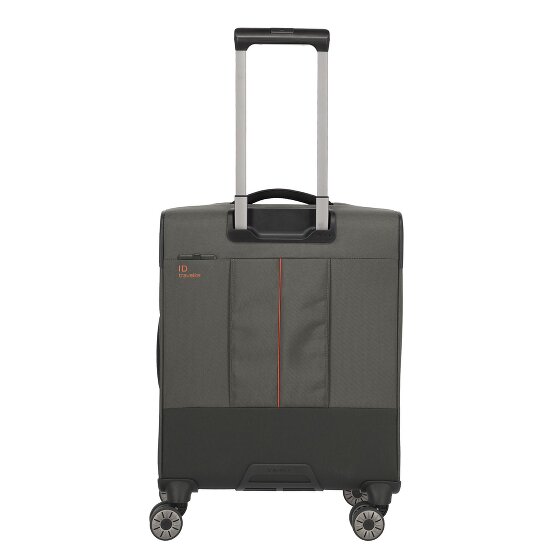 Travelite Crosslite 5.0 4 wielen Cabinewagen S 55 cm Laptop compartiment