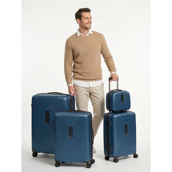 Redolz Essentials 14 4-wiel kofferset + beautycase 4 stuks met stretchvouw