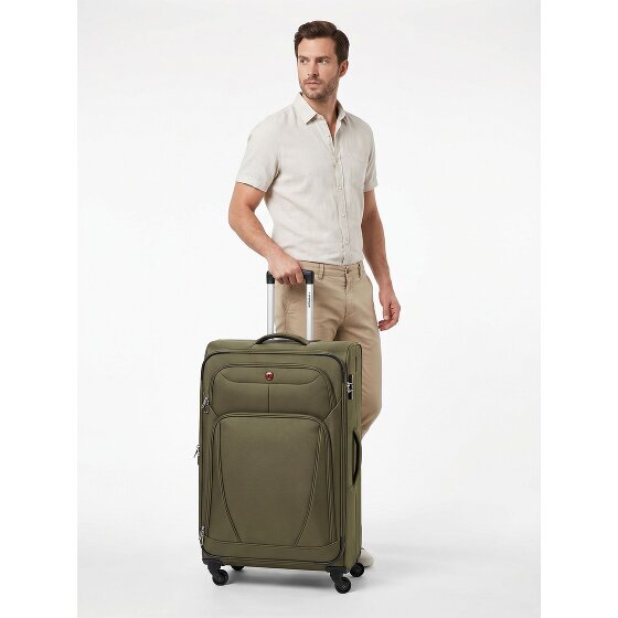 Wenger Beaumont 4 wielen Trolley L 78 cm met uitbreidingsplooi