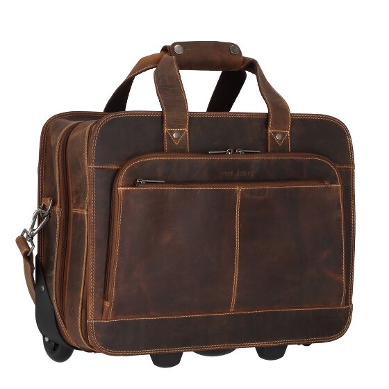Greenburry Vintage 2 wielen Bedrijfswagen 33 cm Laptop compartiment