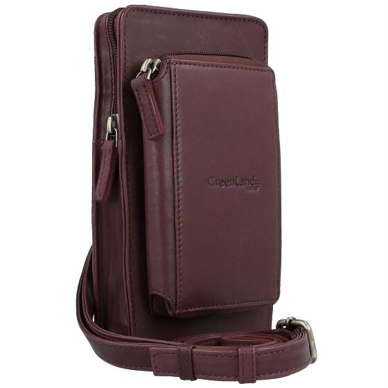 Greenland Nature Natuur Zacht Mobiel Tasje Portemonnee Leer 11 cm