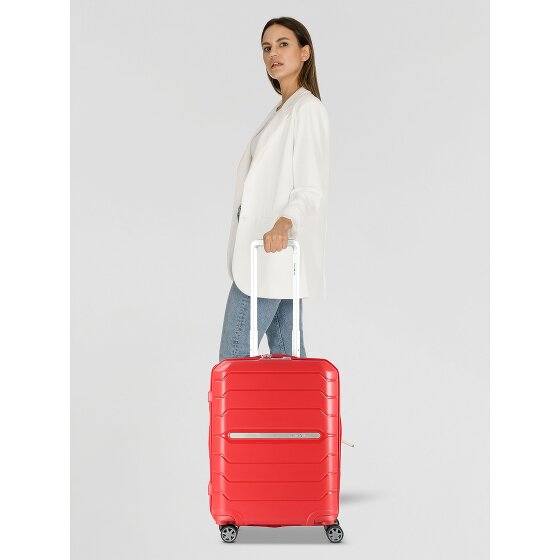 Samsonite Flux 4 wielen Cabinewagen 55 cm met uitbreidingsplooi