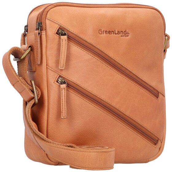 Greenland Nature Crossbody tas RFID-bescherming Leder 21 cm