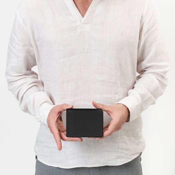 Redolz Leather Essentials QF portemonnee RFID leer 12 cm uitklapbaar met ritsvak
